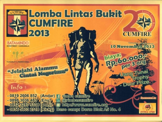 Lomba Lintas Bukit CUMFIRE 2013