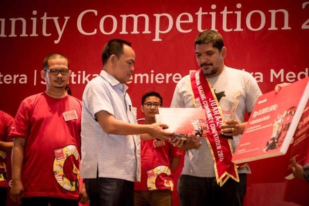 Pemenang Gramedia Reading Community Competition 2016 02 Alusi Tao Toba dari Samosir, sebagai Juara 2 GRCC 2016 Regional Sumatera