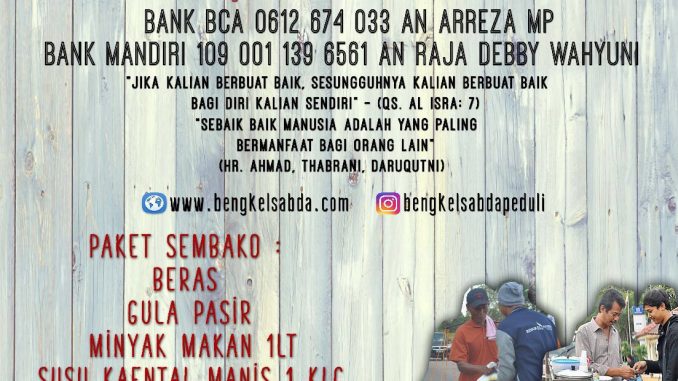 Tour Sembako Komunitas Sosial Batam Kepri Indonesia